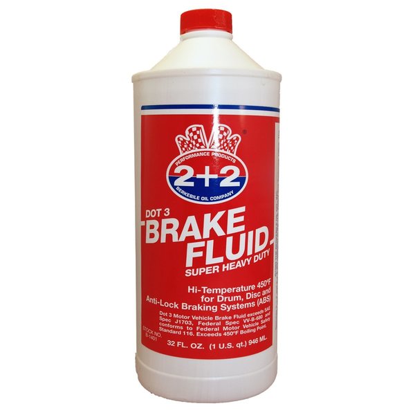 Berkebile Oil DOT 3 BRAKE FLUID 32 OZ. B1401